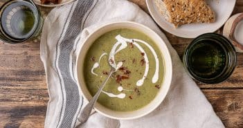 Courgettesoep met krokante spek courgettesoep, courgette soep, recept, romige courgettesoep, maaltijdsoep, groentesoep, courgettesoep maken, met spekjes, met krokante spek