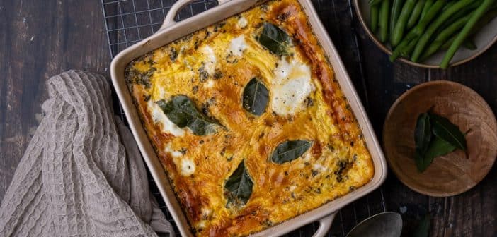 bobotie, zuid afrikaanse bobotie, recept, wereldgerechten, knorr, pakje, sperziebonen, ingrediënten, gehaktschotel met kerrie, kruidenmix, boboti