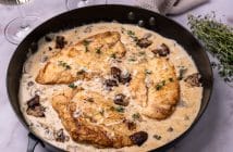 kip marsala, recept, origineel Italiaans recept, pollo alla marsala, kip in Italiaanse roomsaus, scallopine alla Marsala
