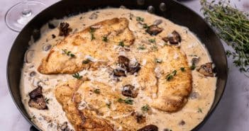 kip marsala, recept, origineel Italiaans recept, pollo alla marsala, kip in Italiaanse roomsaus, scallopine alla Marsala