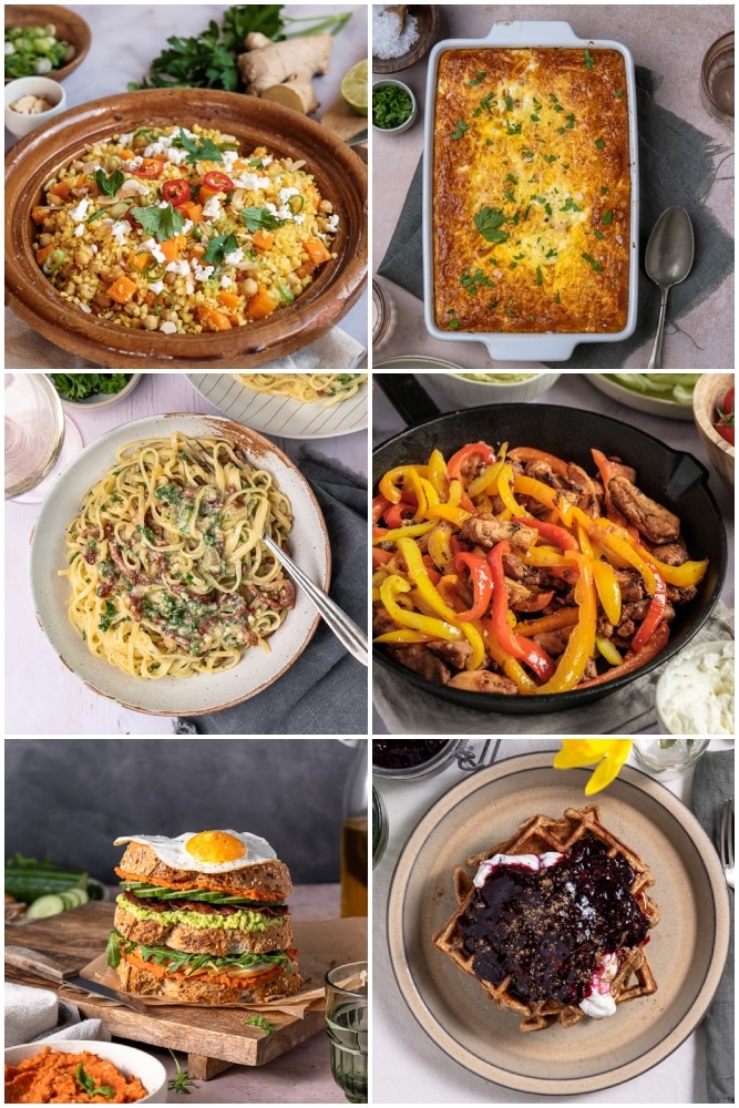 Weekmenu makkelijke maaltijden voor het hele gezin, met gezonde en snelle recepten voor drukke dagen.