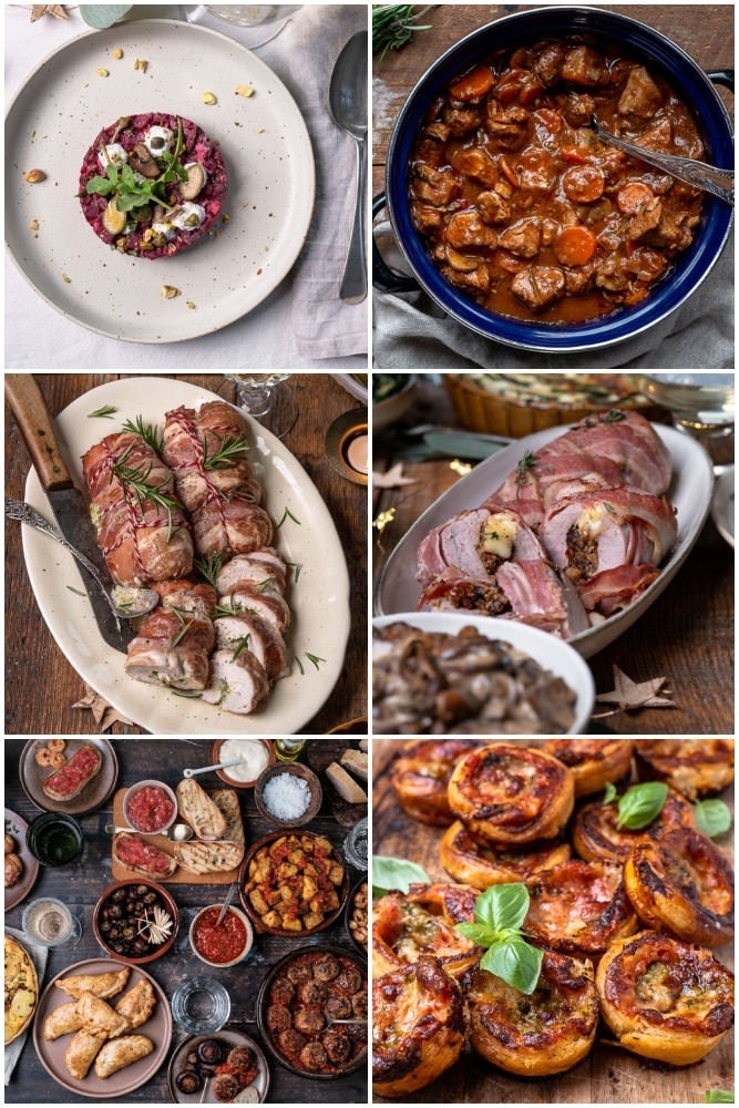 Weekmenu makkelijke maaltijden #52 met gezonde, snelle recepten voor het hele gezin. Makkelijke maaltijden voor doordeweekse dagen en inspiratie voor Kerst en Oudejaarsavond.