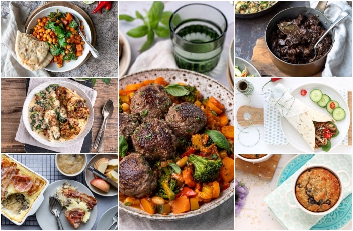 Weekmenu makkelijke maaltijden #5 – 2026 Weekmenu makkelijke maaltijden #5 – 2026 met gezonde recepten voor het hele gezin. Gezond avondeten, makkelijke lunches en fijne weekendgerechten.