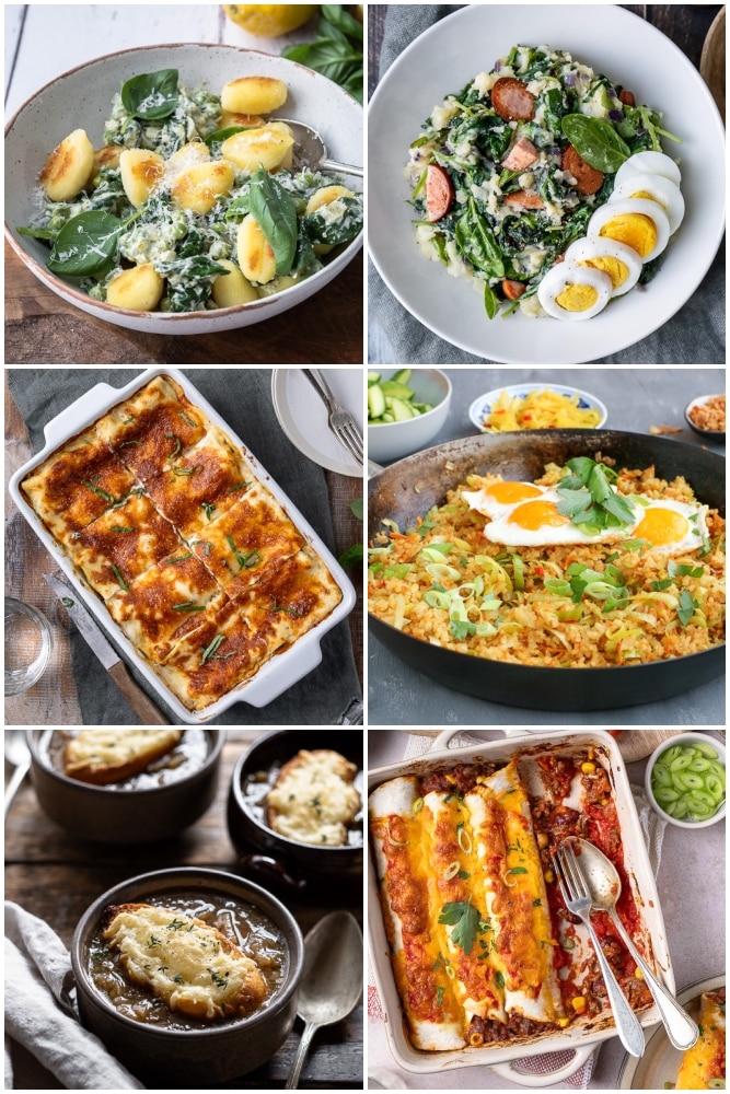 Weekmenu makkelijke maaltijden met gezonde recepten voor het hele gezin.