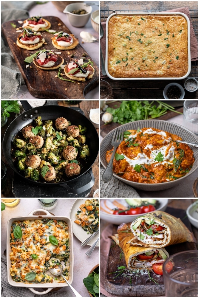 Weekmenu makkelijke maaltijden met gezonde recepten voor het hele gezin.